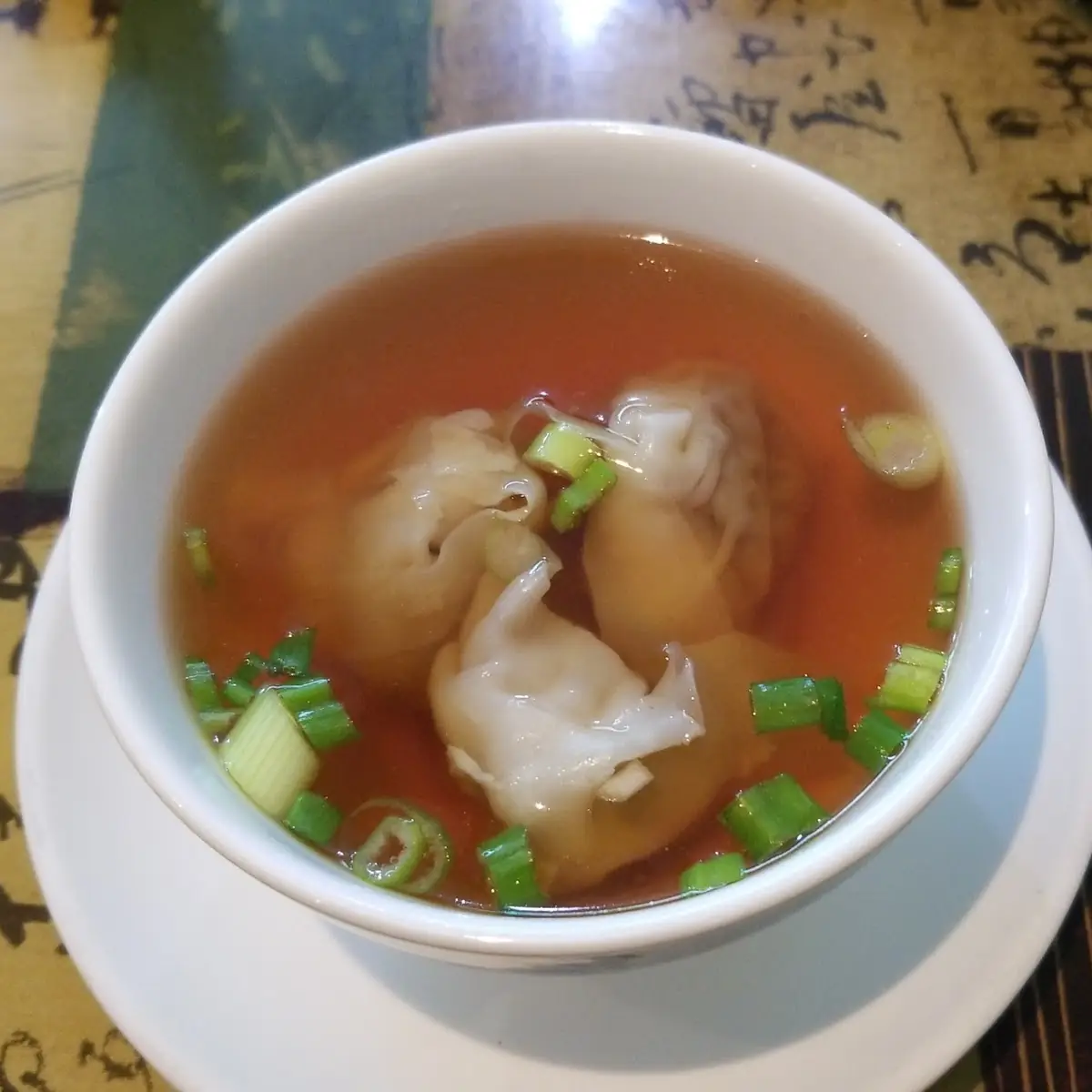 wonton soup 云吞汤